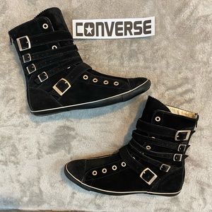 Zip Up Buckle Leather Converse